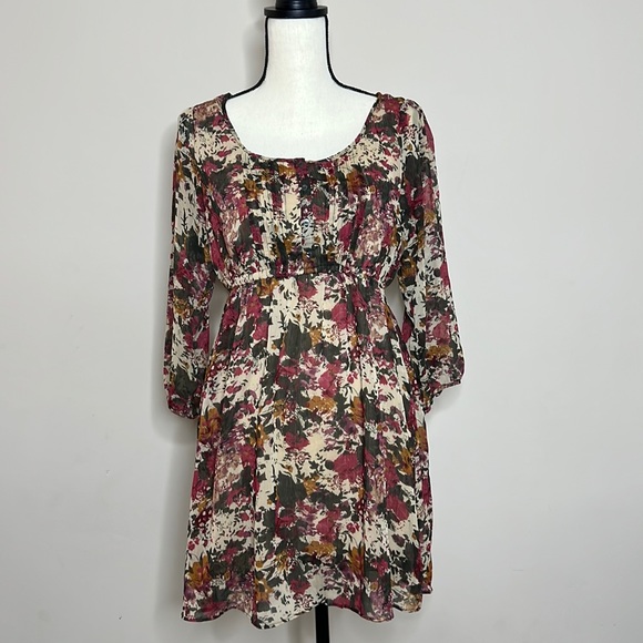 🍂 Lovely Floral Forever 21 Dress - Picture 1 of 10